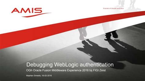 WebLogic authentication